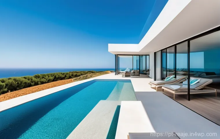 부동산 시장에서의 외국인 투자 동향 - **"A serene and picturesque view of a sustainable, elegantly renovated 'quinta' (country estate) nes...